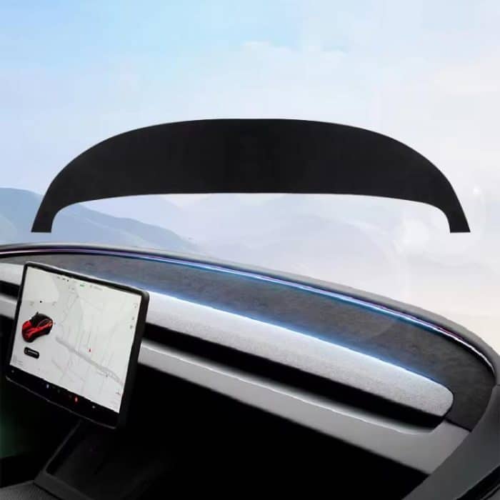 Für Tesla Modell 3 Dashboard Licht-proof Wärme-isolierende Pad Wildleder Reflektierende Pad, 1.2mm, 2.0mm – Bild 2