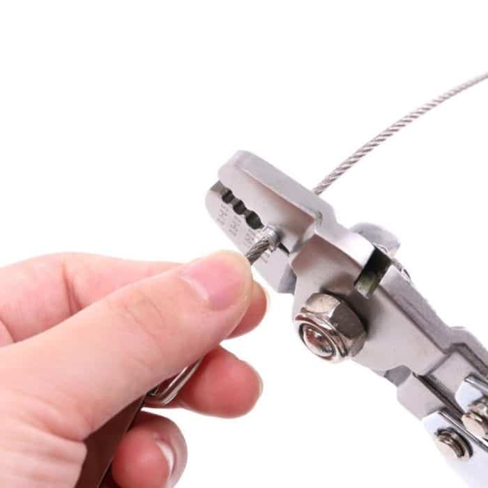 Outdoor-Meeresangelzange Hochpräzise Drahtseil-Crimpzange, SJ-255, SJ-255 + 150pcs, SJ-255 +300pcs – Bild 5