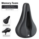 WEST BIKING Fahrradsitzbezug aus verdicktem Schwamm und PU-Leder, weicher Sitzkissenbezug – Bild 2