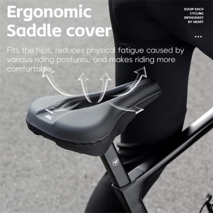 WEST BIKING Fahrradsitzbezug aus verdicktem Schwamm und PU-Leder, weicher Sitzkissenbezug – Bild 6