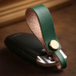 Hallmo Universal-Schlüsselanhänger aus Rindsleder, handgefertigt, Schlüsselband, Auto-Fernbedienungsanhänger – Bild 7