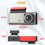 G71 HD 1080P Drei-Objektiv 2,0-Zoll Infrarot Nachtsicht Fahren Recorder, No WIFI, WIFI Connection – Bild 3