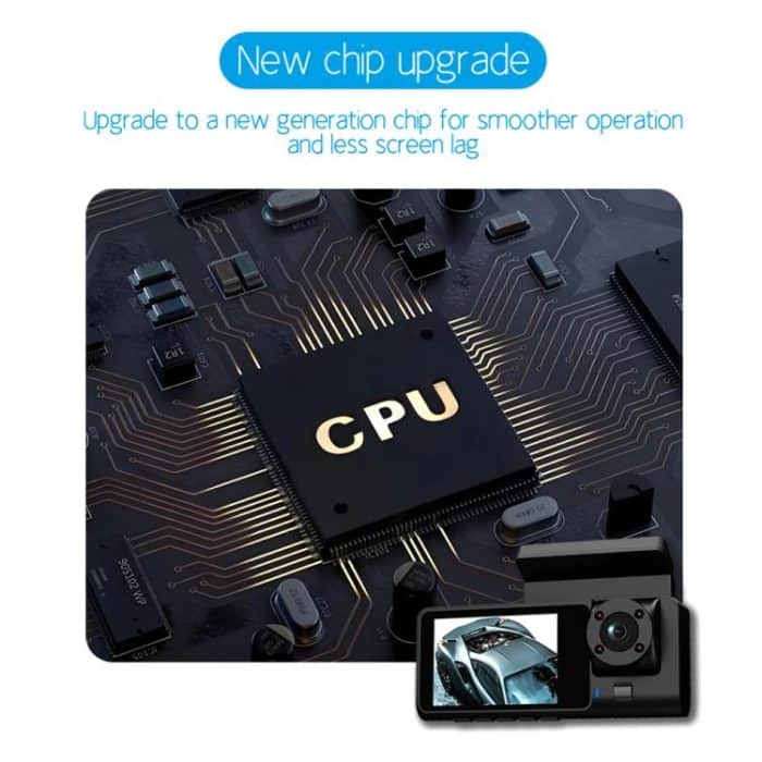 G71 HD 1080P Drei-Objektiv 2,0-Zoll Infrarot Nachtsicht Fahren Recorder, No WIFI, WIFI Connection – Bild 5