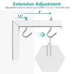 Universal Projektor Bildschirm Decke Montieren Wand Aufhänger L-förmigen Einstellbare Halterung – Bild 4