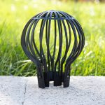 Entwässerungssystem Gartenfilterabdeckung Traufe Undichte Rohrbaggertrichter Schutzhülle, Spherical, Vertical – Bild 2