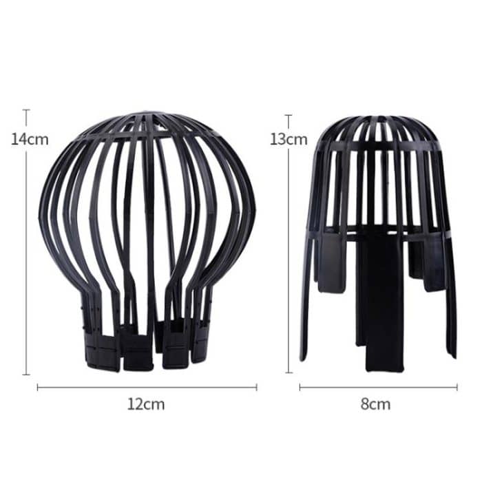 Entwässerungssystem Gartenfilterabdeckung Traufe Undichte Rohrbaggertrichter Schutzhülle, Spherical, Vertical – Bild 3