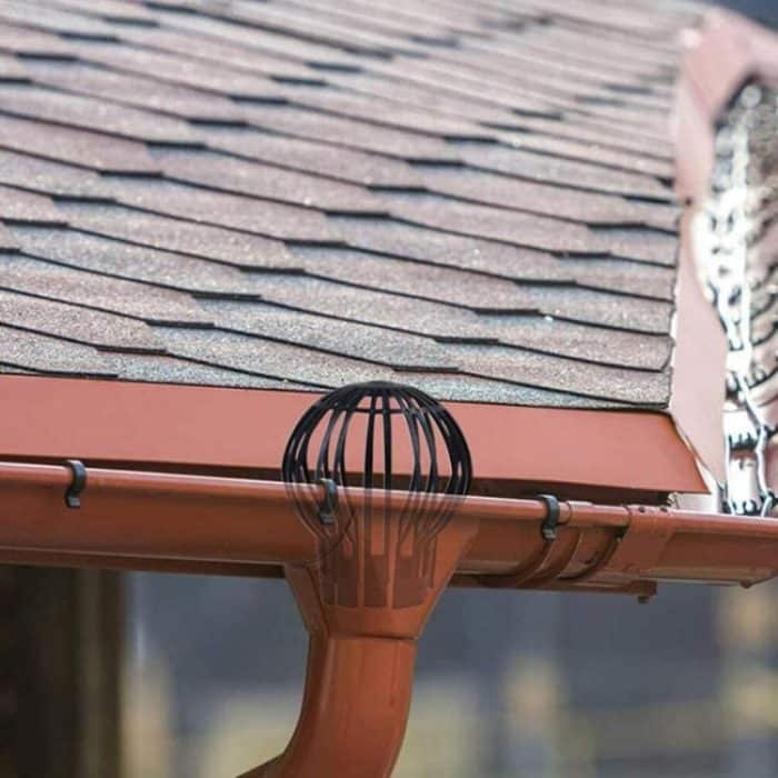 Entwässerungssystem Gartenfilterabdeckung Traufe Undichte Rohrbaggertrichter Schutzhülle, Spherical, Vertical – Bild 5