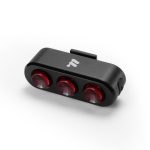 WEST BIKING Fahrrad Nacht Reiten Lange Ausdauer Warnung Bremse Rücklicht, Round Light Basic, Square Light Basic, Round Light Smart, Square Light Smart