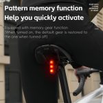 WEST BIKING Fahrrad Nacht Reiten Lange Ausdauer Warnung Bremse Rücklicht, Round Light Basic, Square Light Basic, Round Light Smart, Square Light Smart – Bild 7