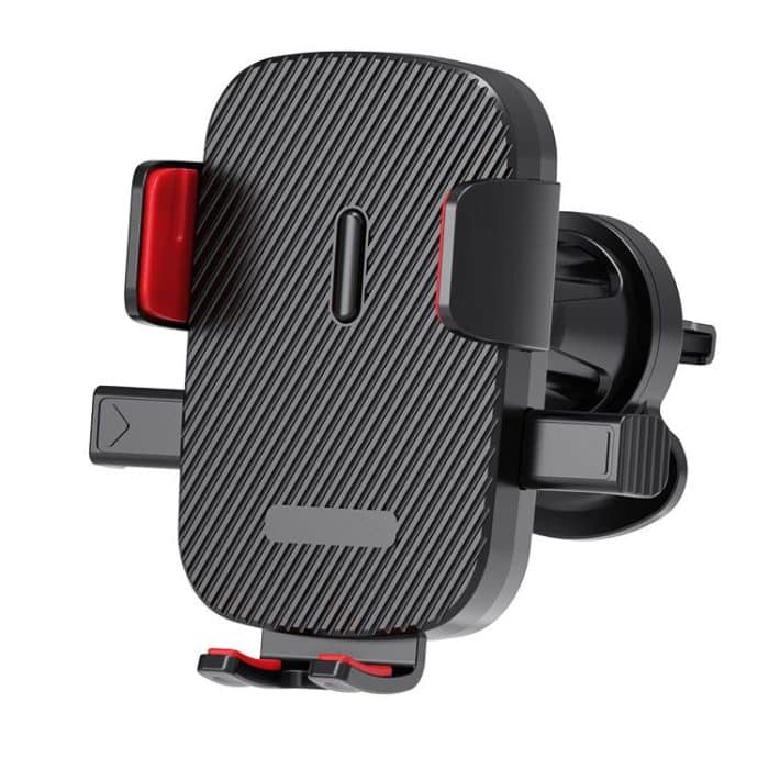 360-Grad-Drehung Auto Air Outlet Teleskop Haken Presse automatische Sperre Telefonhalter, ZS-118 – Bild 2