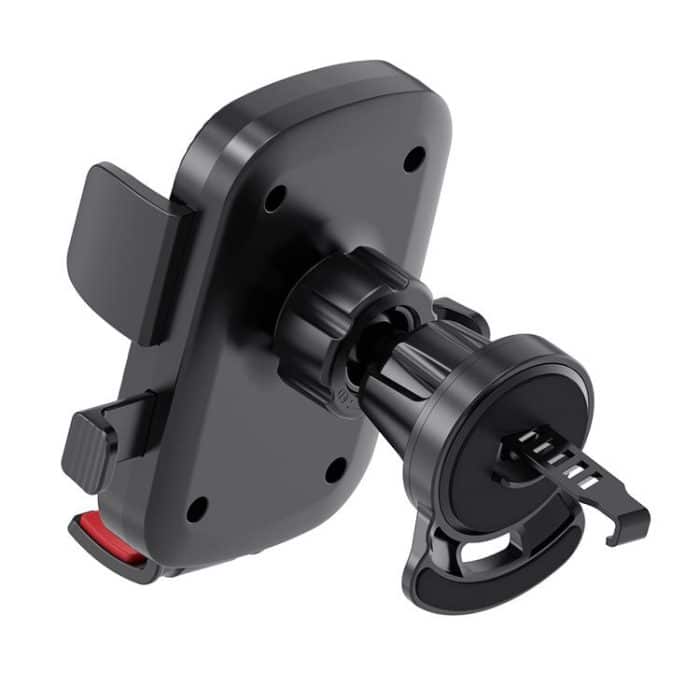 360-Grad-Drehung Auto Air Outlet Teleskop Haken Presse automatische Sperre Telefonhalter, ZS-118 – Bild 4