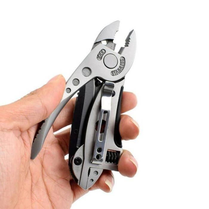 Outdoor Camping Tragbare Multifunktionszange Schraubenschlüssel Schraubendreher Kombinationswerkzeug – Bild 5