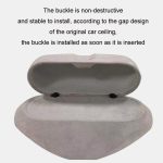 Für Tesla Wildleder Leder Brille Aufbewahrungsbox, 2024 Model 3 Beige, 2024 Model 3 Black, Model Y Beige, Model Y Black, Model 3 Beige, Model 3 Black – Bild 3