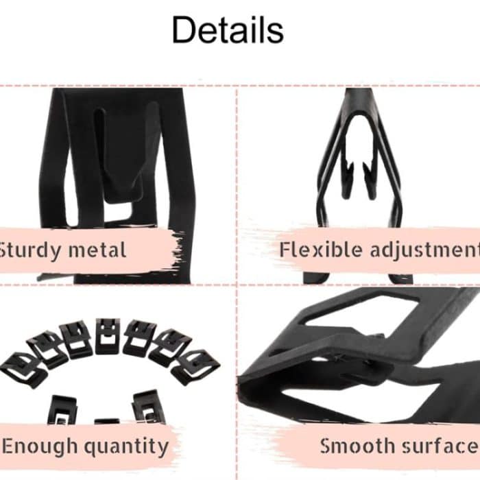 Universell einsetzbar für dekorative Metallklammern im Armaturenbrett, 10pcs / Pack – Bild 5