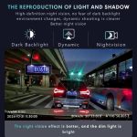 Anytek T1 PRO 3,2 Zoll 2K HD Nachtsicht Autorekorder Versteckte Autokamera Dual-Aufnahme vorne und hinten – Bild 8