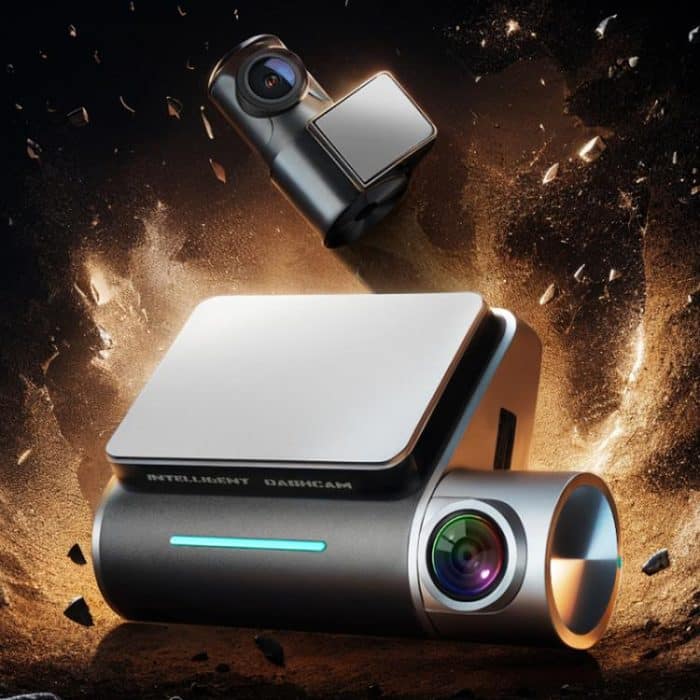 Anytek T3 PRO 2 Zoll 2K HD Nachtsicht Autorekorder Versteckte Autokamera Vorne und Hinten Dual Recording, T3 PRO – Bild 2