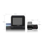 Anytek T3 PRO 2 Zoll 2K HD Nachtsicht Autorekorder Versteckte Autokamera Vorne und Hinten Dual Recording, T3 PRO – Bild 13