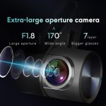 Anytek T3 PRO 2 Zoll 2K HD Nachtsicht Autorekorder Versteckte Autokamera Vorne und Hinten Dual Recording, T3 PRO – Bild 4