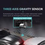 Anytek T3 PRO 2 Zoll 2K HD Nachtsicht Autorekorder Versteckte Autokamera Vorne und Hinten Dual Recording, T3 PRO – Bild 10