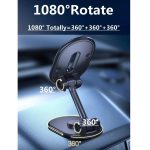 Faltbare magnetische Autotelefonhalterung mit mehreren Winkeln einstellbare Handy-Navigationshalterung – Bild 7