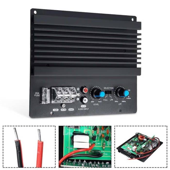 PS-200 12V 600W Auto Einzel Bass Verstärker Bord High Power Auto Audio Modul – Bild 4