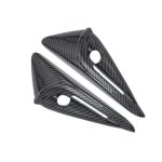 Für Tesla 2024 Modell 3 Kotflügel Seitenetiketten Kameraabdeckung Aufkleber, Pearl White, Glossy Carbon Fiber Texture, Matt Carbon Fiber Texture, Piano Paint Bright Black, Frosted Matt Black, Bright Red