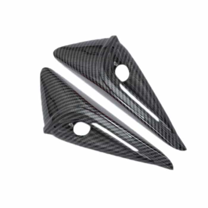 TBD0605676602.jpg Für Tesla 2024 Modell 3 Kotflügel Seitenetiketten Kameraabdeckung Aufkleber, Pearl White, Glossy Carbon Fiber Texture, Matt Carbon Fiber Texture, Piano Paint Bright Black, Frosted Matt Black, Bright Red – Bild 1