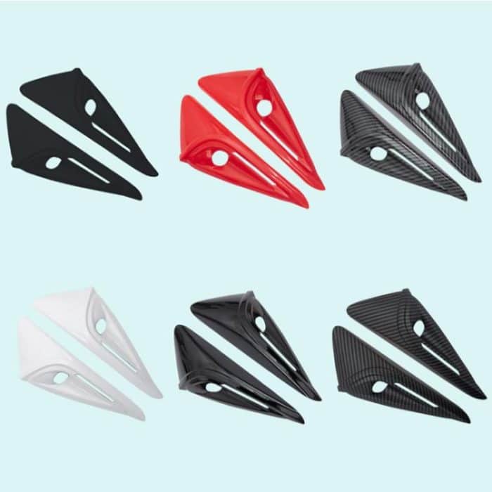 Für Tesla 2024 Modell 3 Kotflügel Seitenetiketten Kameraabdeckung Aufkleber, Pearl White, Glossy Carbon Fiber Texture, Matt Carbon Fiber Texture, Piano Paint Bright Black, Frosted Matt Black, Bright Red – Bild 2