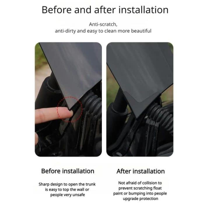 Für Tesla 2024 Modell 3 Heckklappen-Antikollisions-Eckschutz, 2pcs /Set, 4pcs /Set – Bild 3