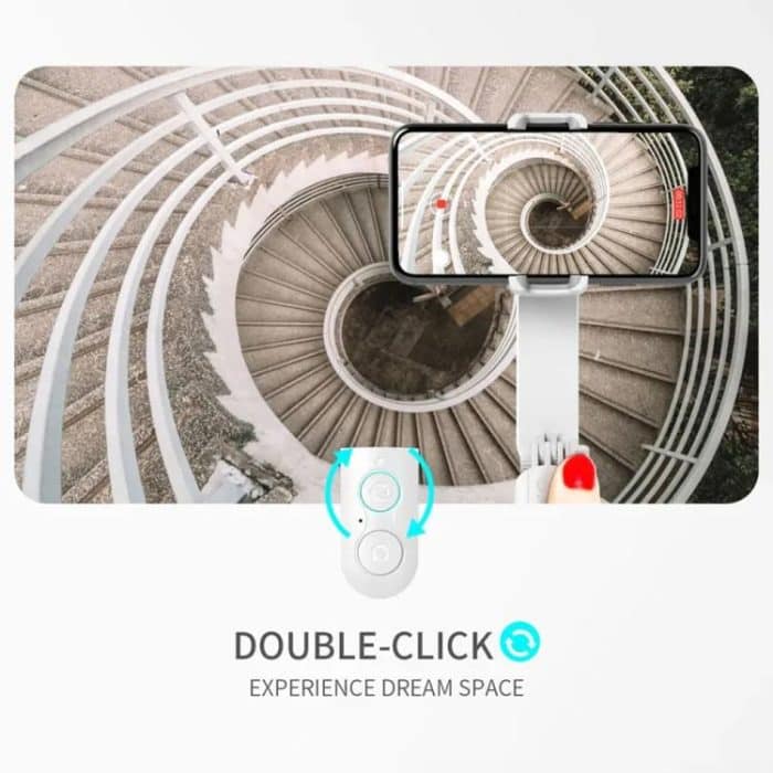 L09 Mini Handheld Klapp Anti-Shake Stabilisator Bluetooth Schönheit Füllen Licht Selfie Stick – Bild 7