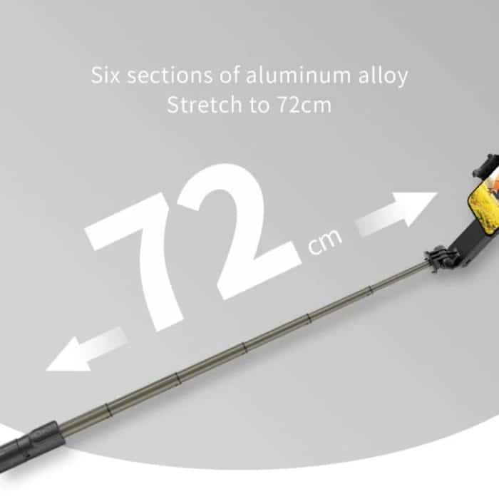 L09 Mini Handheld Klapp Anti-Shake Stabilisator Bluetooth Schönheit Füllen Licht Selfie Stick – Bild 9