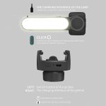 L09 Mini Handheld Klapp Anti-Shake Stabilisator Bluetooth Schönheit Füllen Licht Selfie Stick – Bild 10