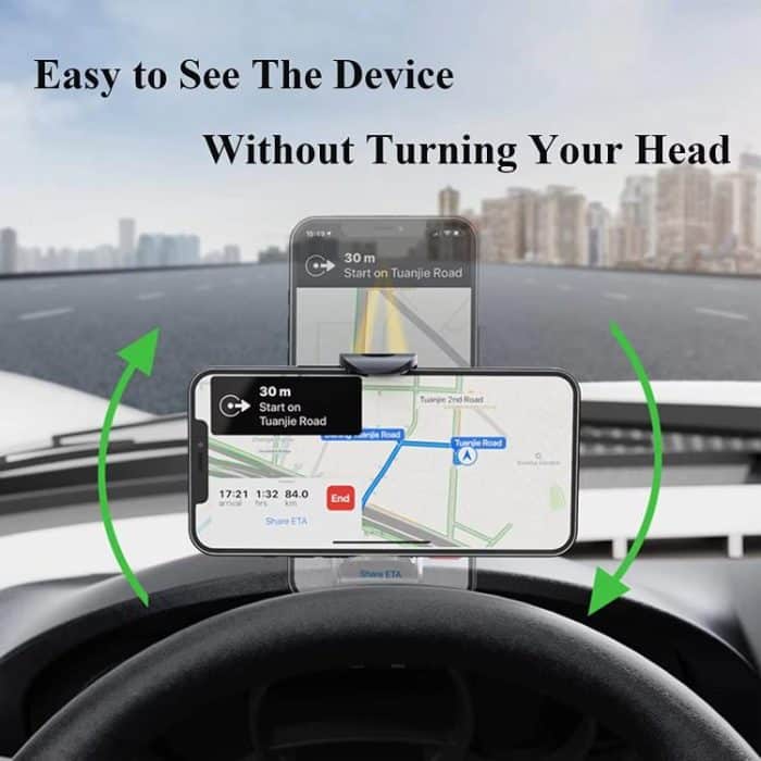 Auto Dashboard Sonnenblende Telefon Halterung Center Console Navigation Halterung – Bild 3