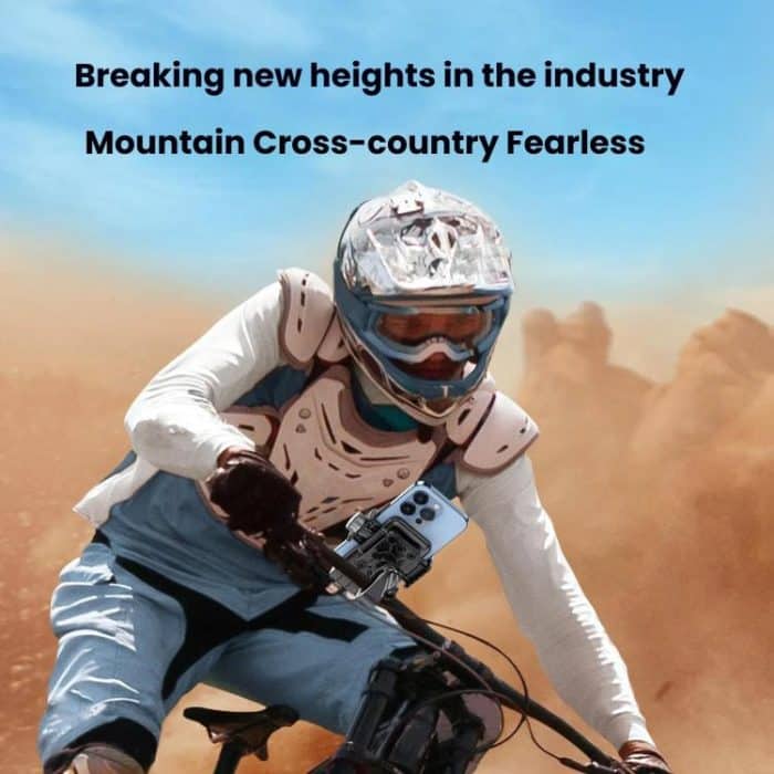 Fahrrad Motorrad Stoßdämpfung Handyhalter Schwerkraft Navigation Halterung – Bild 7