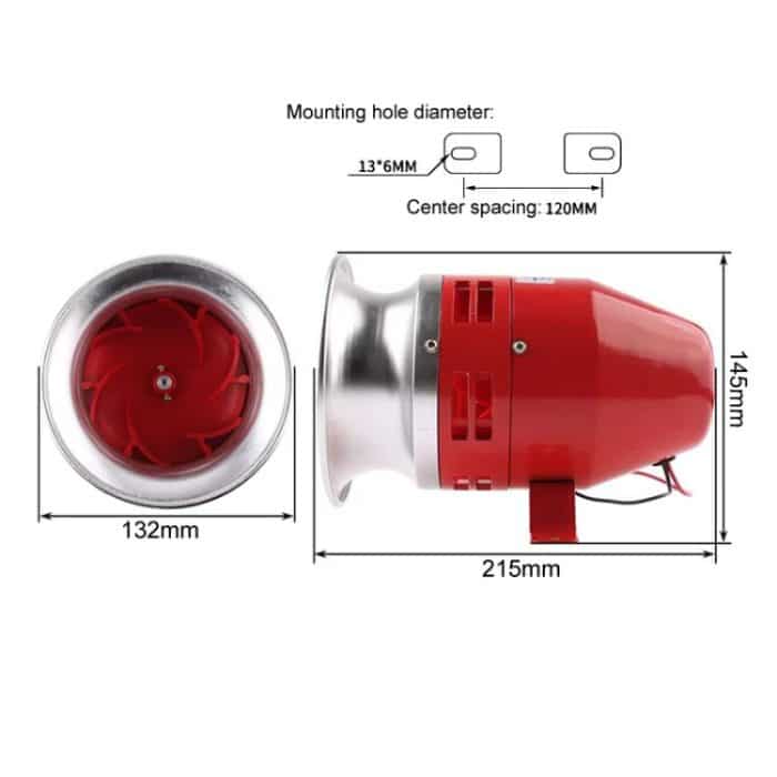 Windschraubenmotor-Sirenenalarme Hochleistungs-Industrie-Summerhorn-Alarme, MS-390 DC24V, MS-390 DC12V, MS-390 AC220V, MS-390 AC110V – Bild 4