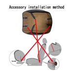 Leder-Schutzsitzbezug für Einzelsitze, rückenfrei, für Auto, SUV – Bild 4