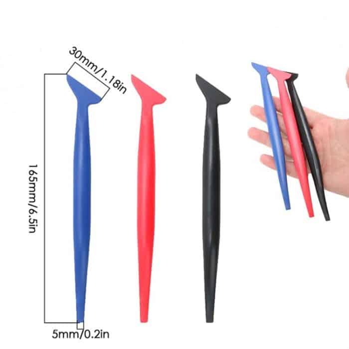 Autofolien-Schaberwerkzeug zum Trimmen und Einschlagen von Kanten und Raffen von Kanten, 3pcs /Set – Bild 3