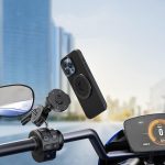Fahrrad Motorrad Snap-On Handyhalter mit Magnetring – Bild 2