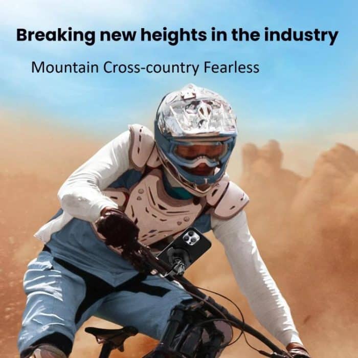 Fahrrad Motorrad Snap-On Handyhalter mit Magnetring – Bild 7