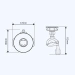 Fahrrad Motorrad Snap-On Handyhalter mit Magnetring – Bild 9