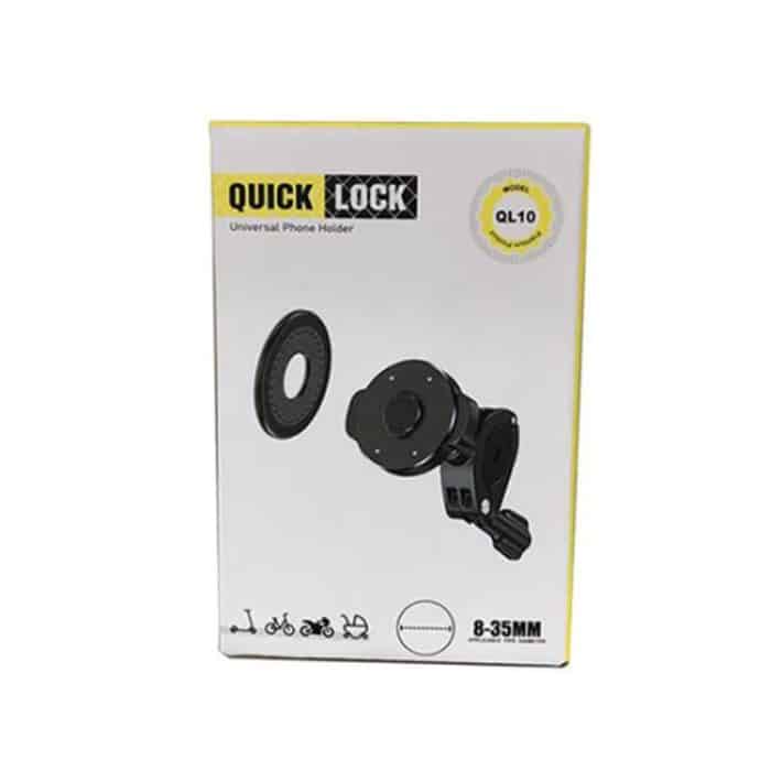 Fahrrad Motorrad Snap-On Handyhalter mit Magnetring – Bild 10