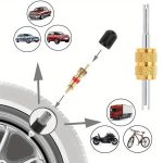 33 teile/satz Auto Fahrrad Reifen Ventil Core Installation Werkzeug Reparatur Kit, A, B – Bild 6