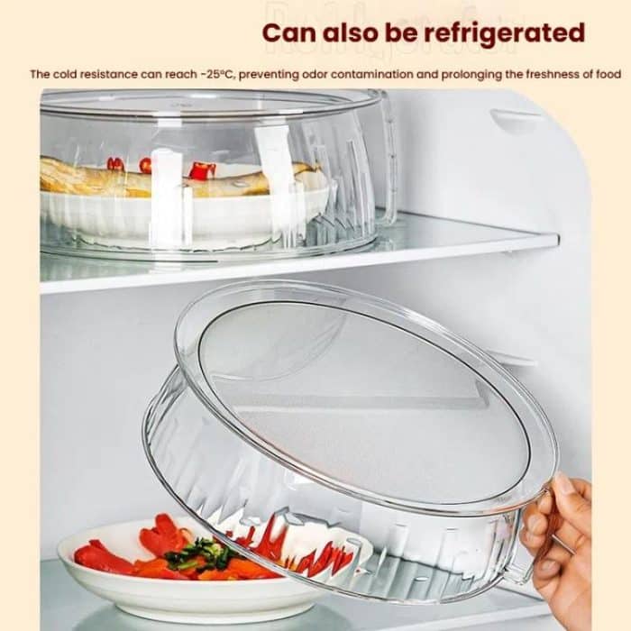 Mikrowellen-Lebensmittelerwärmungs-Spritzwasserschutzabdeckung Lebensmittelqualität PC Haushalts-Hochtemperaturbeständige Schüssel Reisabdeckung – Bild 10