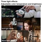 PGYTECH P-PG-012 Handy Magnetisches Fülllicht MagSafe Live-Foto-Shooting Fotografie-Lichter – Bild 13