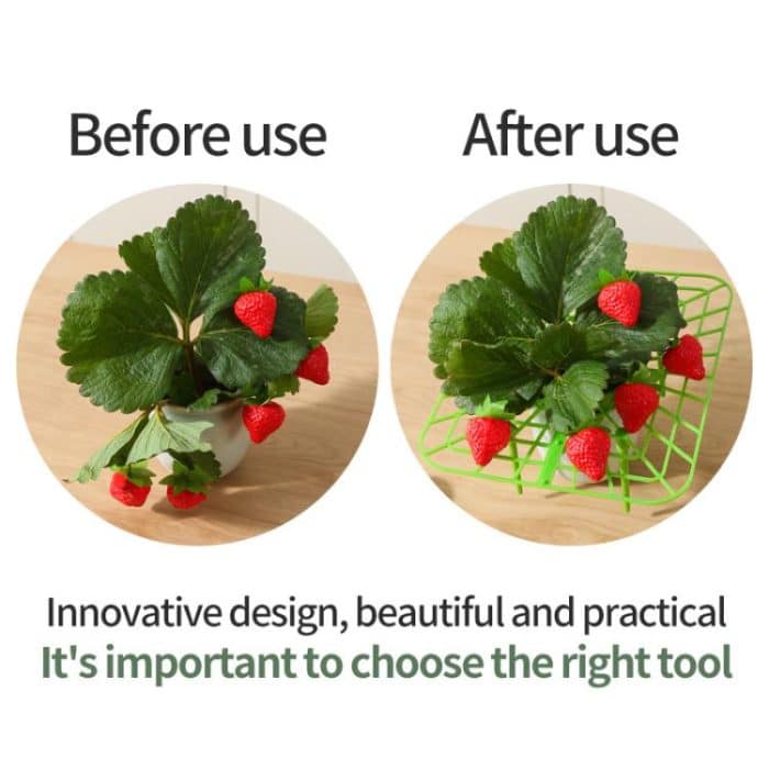 Erdbeeranbau Anti-Fäulnis-Pflanzständer Pflanzenklettergestell – Bild 4