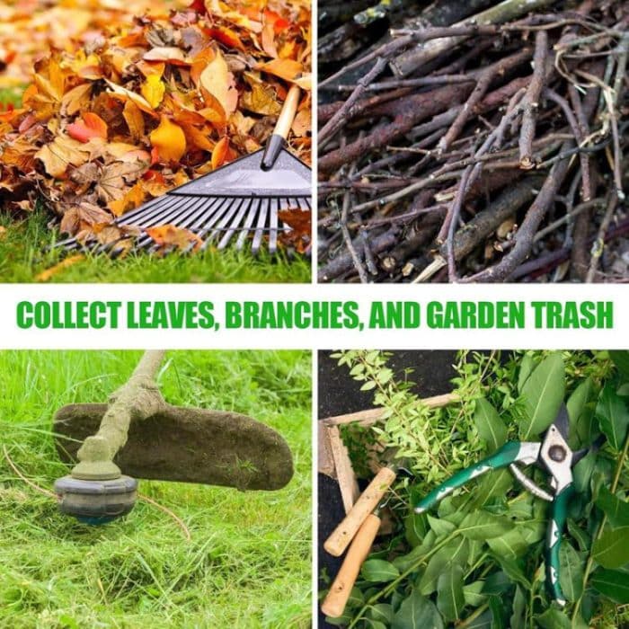 Tragbarer Pop-Up-Laubsammler, wiederverwendbare Organisatoren für Terrassen und Gärten, 144 x 74 x 52cm – Bild 7