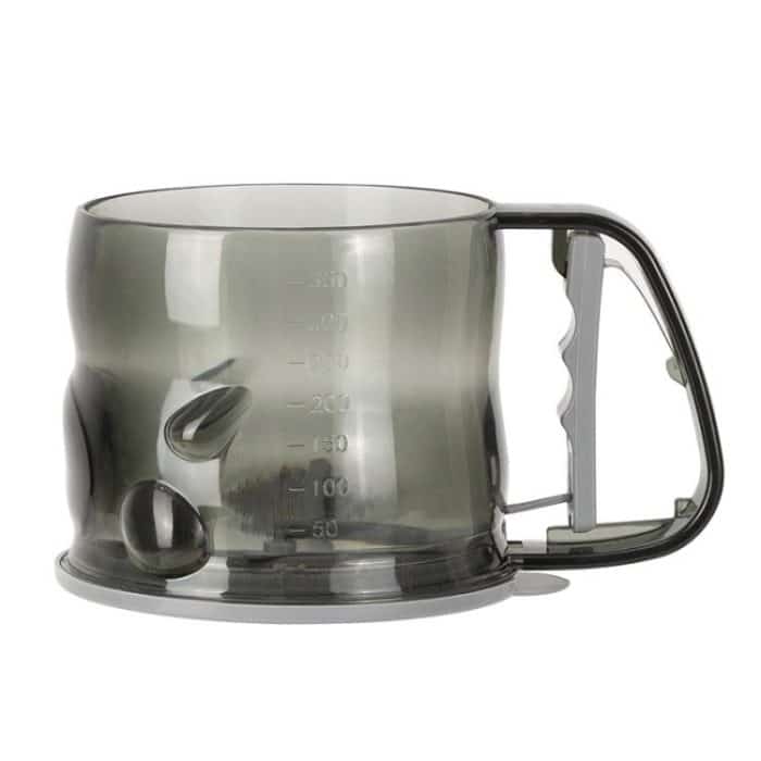 Handgehaltenes halbautomatisches Mehlsieb für die Küche, Backassistent, Pulversiebwerkzeug – Bild 1