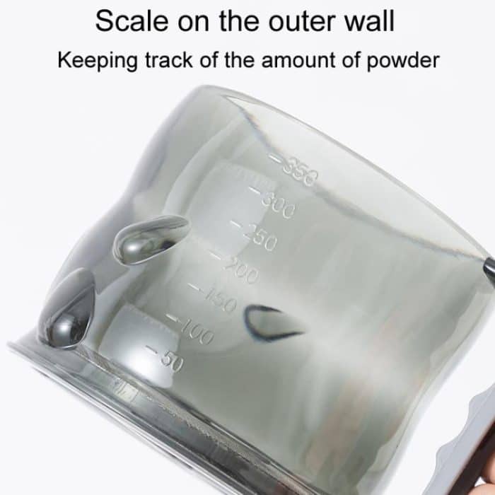 Handgehaltenes halbautomatisches Mehlsieb für die Küche, Backassistent, Pulversiebwerkzeug – Bild 4