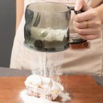 Handgehaltenes halbautomatisches Mehlsieb für die Küche, Backassistent, Pulversiebwerkzeug – Bild 8