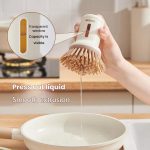 2 teile/satz ecoco Topfwaschbürste Kurzer Griff Quetschbar + Langer Griff Drehbare Haushalts-Geschirrspülbürste – Bild 7